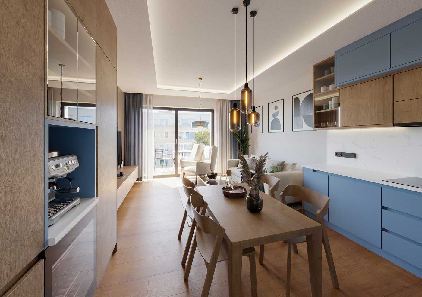 Vizualizace interiéru Perla Limuzská